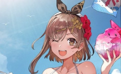 【画像】ライザさん、水着でかき氷を食う