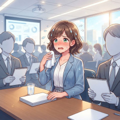 自分だけ汗をかきまくってる
