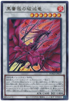 【遊戯王OCG】本日7月26日は1年前に「黒薔薇の破滅竜」が初めて登場した日！