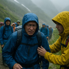 15人のツアー登山なのに1人だけ雨に打たれて… 救助を要請したのは通りがかりの登山者 東京の61歳男性が行動不能に   #北アルプス白馬岳