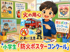 小学生「防火ポスターコンクールか……こんな感じでしょ」