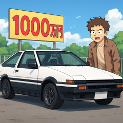 AE85、約1000万円に中古車価格が高騰😨   |  せっかくモリゾーが作ってくれたんだから素直に今のFT86買えばいいのにとは思う
