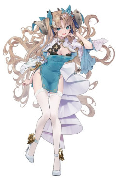 【FGO】チャイナドレス　スペエレちゃん Fate/GrandOrderのイラスト紹介3974