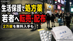 【制度悪用】生活保護者、処方薬を若者らに転売や配布「チェック行き届かず止めきれない」、2万錠を無料入手も
