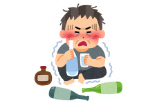 足を失った自分は、毎日やることもなく酒を飲む日々……