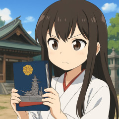 呉の神社「戦艦大和をモチーフにした御朱印帳作りました」マニア「これ大和じゃないぞ。。。」   |  マイナーな架空戦記小説の「条約型」大和らしい