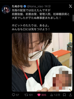 【速報】たぬかな、出産！（※画像あり）