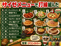 サイゼメニューで打線組んだ
