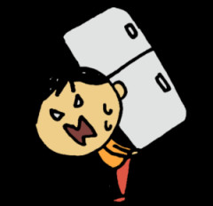 30kgある冷蔵庫一人で運べると思う？