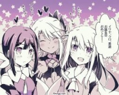 【FGO】お誕生日なプリヤイリヤ、美遊、クロエと、誕生日が違うシトナイちゃんの漫画