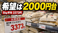 【速報】国民の7割超「コメ安くなったけど希望は2000円台」 スーパー店頭価格5キロ平均3373円で4週連続値下がり、結局なんだったの？