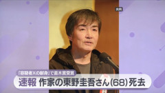 作家・東野圭吾さん死去 68歳