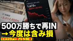 【速報】女性、500万円でキオクシアを買って500万円の利益達成、「アドレナリン出て夢よもう一度」再購入→現在100万円超の含み損