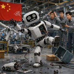 イーロン・マスク氏「中国の人型ロボットはやらせ。ポンコツ」