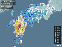 熊本県で最大震度7 M7.1と推定