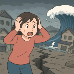 地 震 震度７ 熊本地方 津波注意報発令！！！