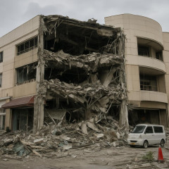 熊本県嘉島町の「イオンモール熊本」爆発 2階部分が崩落 多数の閉じ込めか 総務省消防庁   #熊本震度7地震 |  熊本イオン 爆発後