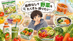 自炊しないで野菜を大量摂取する方法