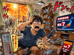 この暑さで震度7は死ぬでしょ