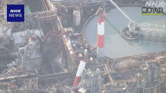 熊本・八代 日本製紙の工場で複数の安否不明者 煙突が崩落