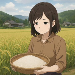 国産米需要、過去最低に・・・