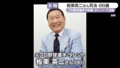 長嶋一茂、坂東英二に次ぐ、成功したプロ野球OBのタレントは？
