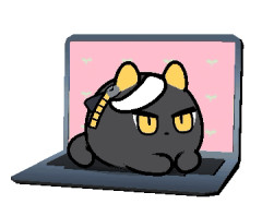 【ウマ娘】キーボードを守る謎の球体ライトオキャッツ.gif
