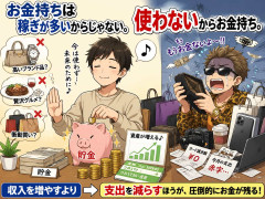 金持ちは稼いでるから金持ちなのではなく使わないから金持ち←これ