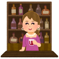 同級生が働いてるスナックたまに行くけど