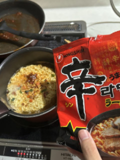 今からラーメン作る