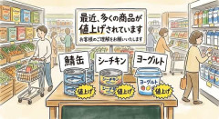 【ナフサ不足】8月から1900品目が値上げ サバ缶やシーチキン缶、ヨーグルトも