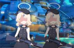 【ブルアカ】制服の下に水着を着ているモブちゃん、エッッッ！！！！