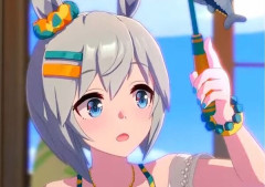 【ウマ娘】水着セイちゃん、普段よりトレーナーにつよつよ