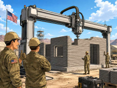 米軍「3Dプリンターで兵舎作った」