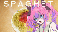 【画像】綺々羅々ヴィヴィ：ぺこら先輩から受け継がれたパスタを殴りまくる恐怖のホラーゲーム