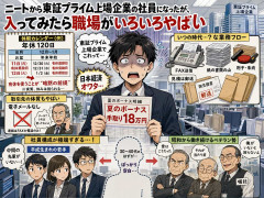 ニートから上場企業の社員になったけどやばいぞｗｗｗ