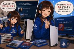 PS5ユーザー気づく。「ディスク入れ替え面倒だから廃止でよくね？」