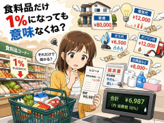 食料品だけ1%になっても意味なくね？