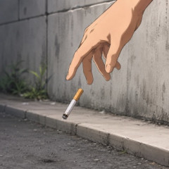 「タバコの吸殻捨てられもう限界」住民が訴え　警察が張り込み男女逮捕