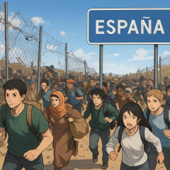 「国境が完全崩壊」 スペイン飛び地に不法移民殺到   |  レコンキスタ再び  |  裁判所が泳いで渡ってくる移民は排除できないとの判決を出したらこのとおりに