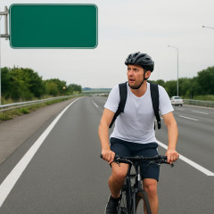 訪日外国人、自転車で高速道進入相次ぐ…「入れないとは知らなかった」