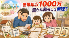 世帯年収1000万「豊かな暮らしなんかできません」