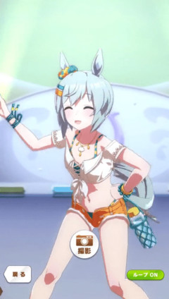【ウマ娘】水着セイちゃんを恒例のOPPAIベンチマークにかけた結果がこちら。