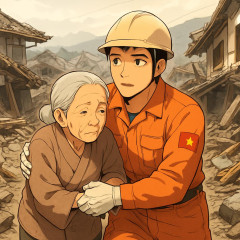 ベトナム人の救助という話だったが……… あれ！？   #熊本地震 |  sssp://img.5ch.io/ico/anime_morara02.gif  |  ネットの方が正しい情報がとれるよな