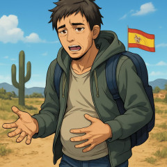 スペインに侵入した不法移民、お腹が空いた模様