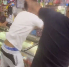 【動画】店員に喧嘩を売ったクソガキヤンキー、相手が悪すぎて数秒で終わるｗｗｗｗｗ