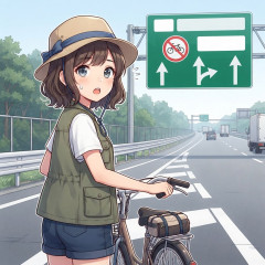 訪日外国人「自転車で高速道路に入れないとは知らなかった」