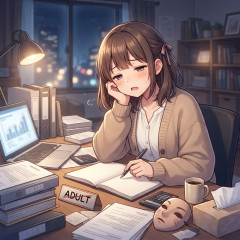 大人のふりをすることに疲れた