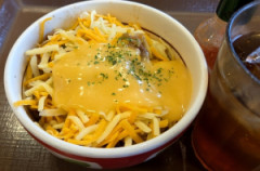 ワイ、人生初チーズ牛丼に挑戦