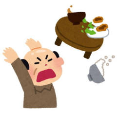 部活でケーキを作って家へ。皆でご飯食べていよいよケーキだ！とﾄﾞﾔｧしながら出した。すると突然父があばれ出して暴力沙汰に発展…